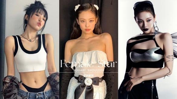 韩网热议“拥有名品直角肩”的女偶像TOP6：Jennie头肩比超优越，她身材和脸蛋超反差！