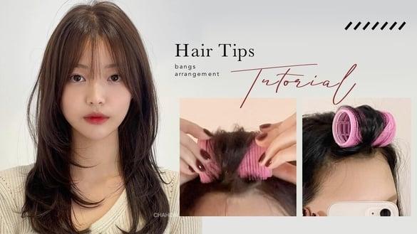 浏海过渡期怎么办？发型师发卷整理技巧，反向是重点、浏海发根更蓬松，八字浏海也适用