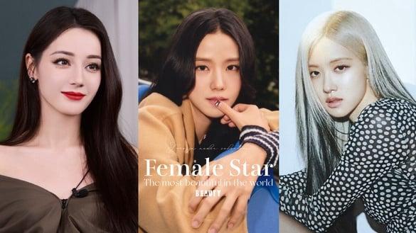 外媒评选“2024全球最美女星”TOP10！BLACKPINK Rosé第8输迪丽热巴，冠军真是绝世美人