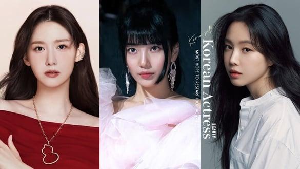 韩网票选“最希望重启偶像活动的女演员”TOP7：秀智仅第二？冠军22岁离开舞台超意难平