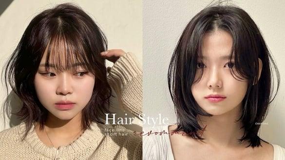 2025高显瘦发型推荐！圆脸、方圆脸烫发范本，脸小一圈更显瘦、这款是问题脸型必备