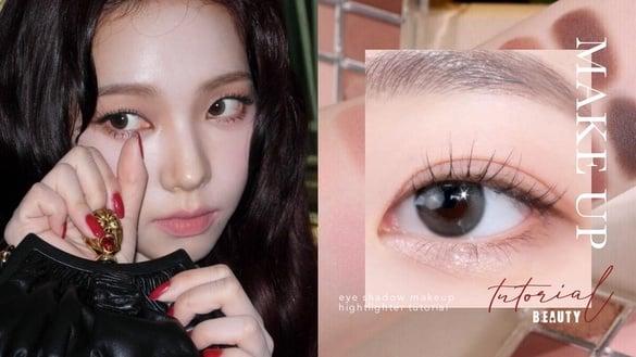 韩系眼影“眼头打亮”技巧！眼影打亮重点修饰眼型、调整轮廓，肿泡眼也能画出干净眼妆