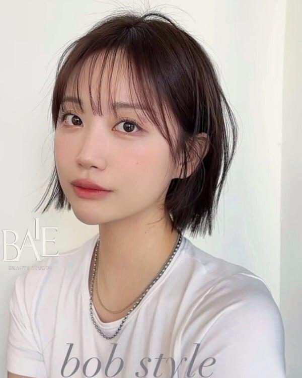 2025短发造型推荐1：层次一刀切