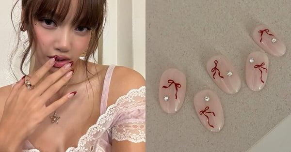 2025“简约美甲款式”范本20款！小红书爆火猫眼、黄黑皮显白首选Lisa同款酒红色法式！