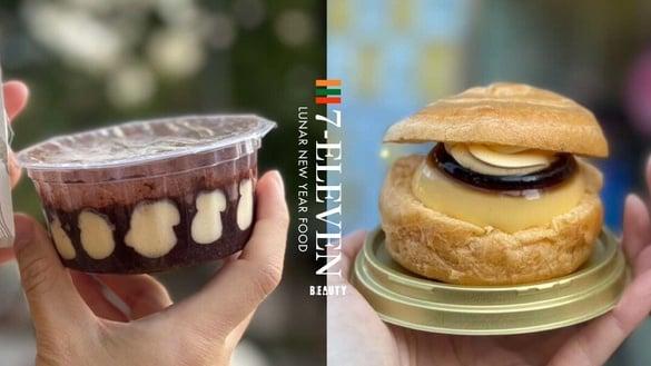 整颗布丁泡芙大热卖！7-11“新年必吃美食”推荐，提拉米苏、晶英卤肉刈包、红龟粿必吃