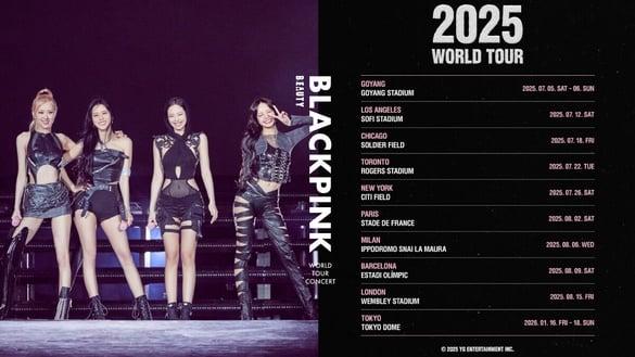 BLACKPINK 2025 世巡演唱会确定！门票开卖资讯、地点公开，“这天”准时开抢！