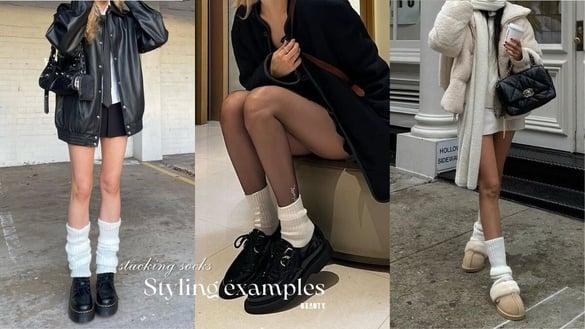 “堆堆袜/泡泡袜”穿搭范本！10种搭配技巧穿出时髦感，学院、街头、运动风全都有！