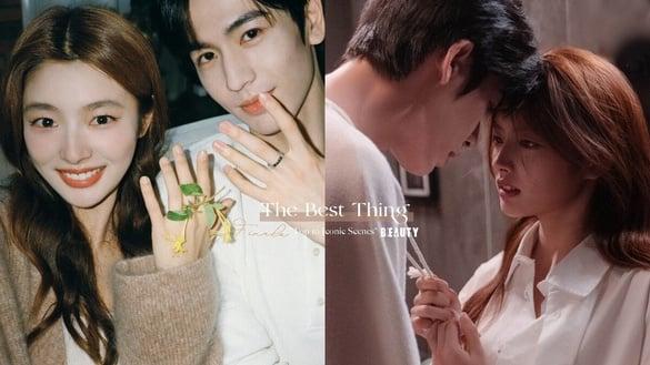 甜宠电视剧《爱你》名场面TOP10：张凌赫浴室吻太撩，手拨花瓣婚礼梦幻感爆棚！