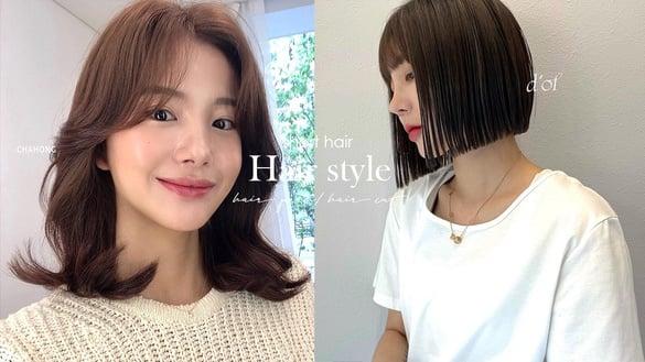 日韩最夯短发发型20选！锁骨发、流苏剪显脸小又好整理，一刀切短发超时髦