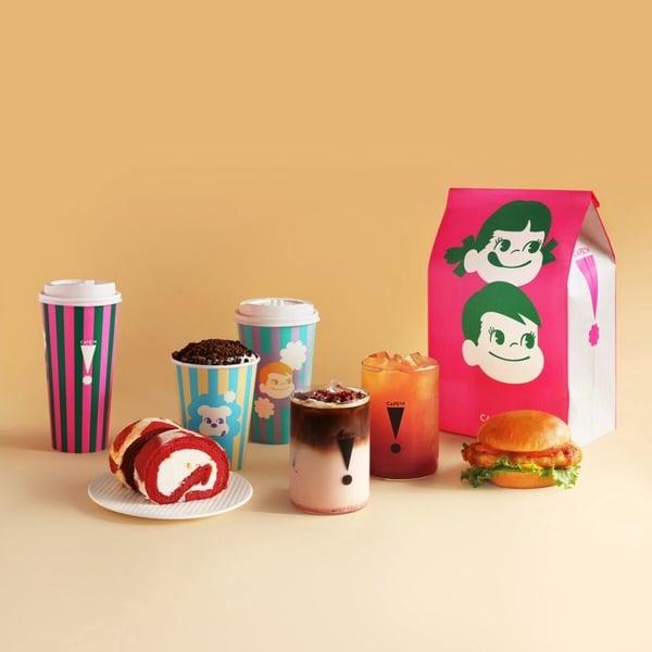 咖啡控冲！CAFE!N联名日本不二家PEKO，萤光色PEKO购物袋、PEKO咖啡包要收还有限定包装 最新 图9张