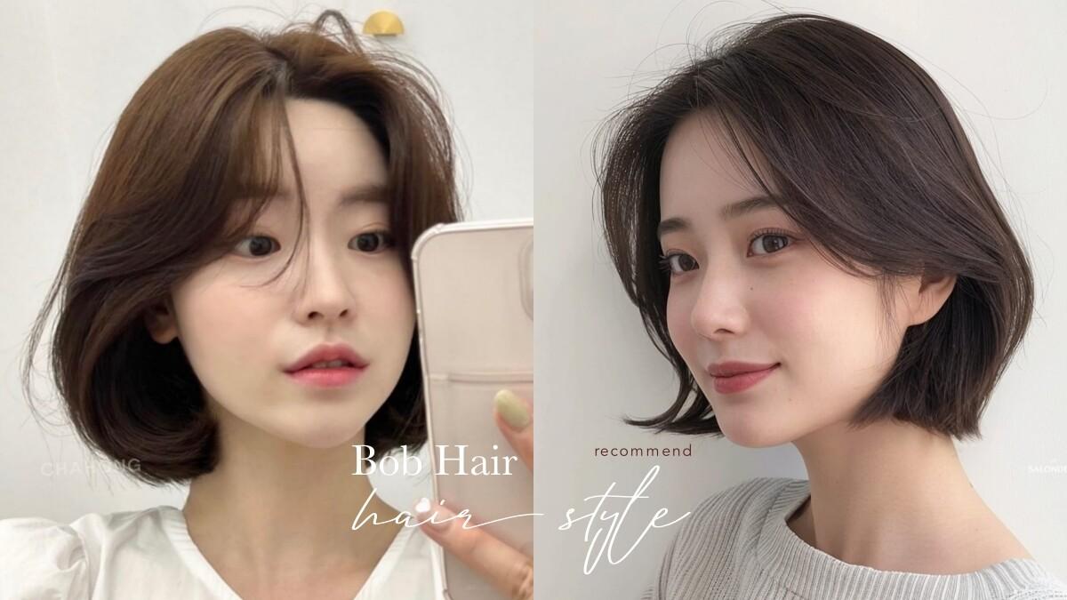 「鲍伯头」短髮範本12款：羽毛剪鲍伯、空气感内弯鲍伯修饰脸型，加码居家整理技巧