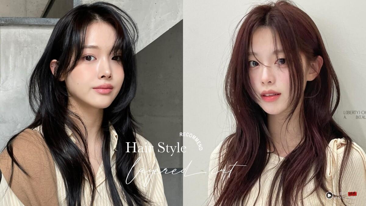 中长发、长发卷度不厚重技巧!片状层次+柔弧线条感轻盈显瘦,2025中长发范本推荐