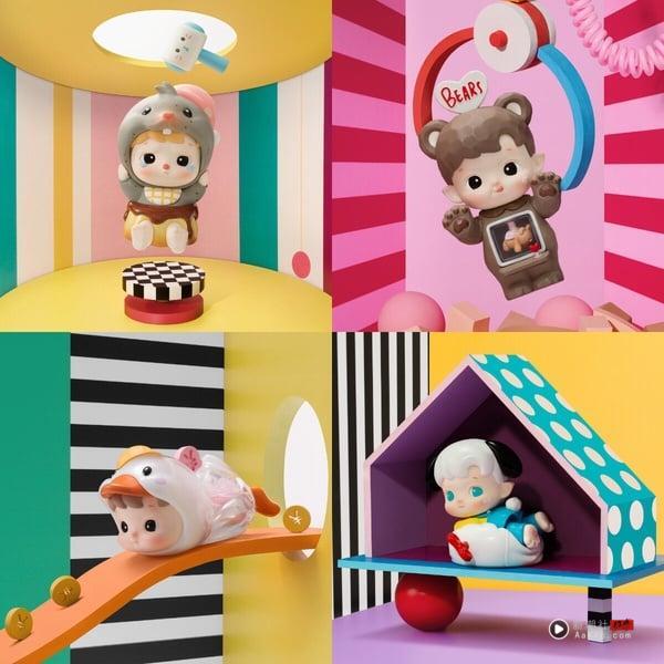 POP MART泡泡玛特话题新品：LABUBU前方高能系列，CAREBEARS、Baby Molly盲盒可爱必收 最新 图8张