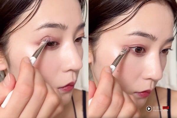 无脑画眼影！日本模特亲授“点点眼影”画法，棉花棒点压盖章、眼影更干净有层次 最新 图4张