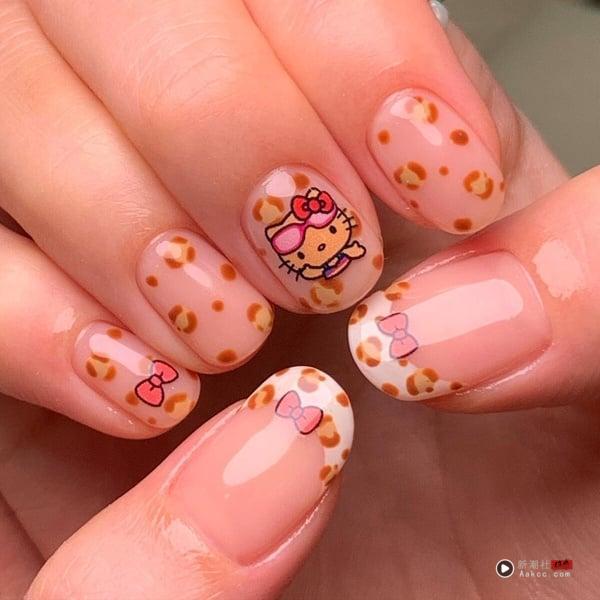 IG 爆红 “Hello Kitty 美甲范本”整理：立体猫耳朵超可爱、晒黑Kitty指定率最高！ 最新 图17张