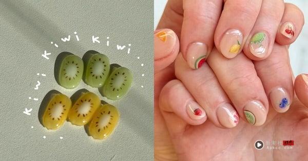 2025夏日“水果美甲范本”整理：韩国爆火果皮系美甲超逼真、气异果和樱桃指定率高！ 最新 图1张