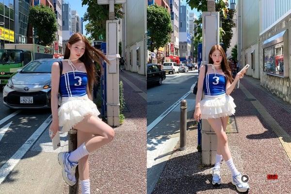 韩国穿搭博主“夏天穿搭”范本！运动混搭、层次感叠穿一次看，清爽百搭又显瘦！ 时尚 图6张