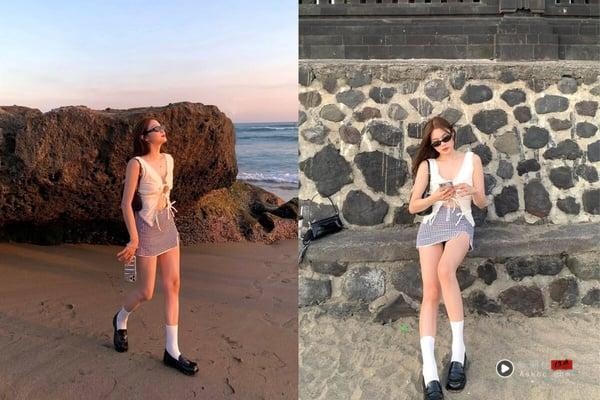 韩国穿搭博主“夏天穿搭”范本！运动混搭、层次感叠穿一次看，清爽百搭又显瘦！ 时尚 图5张