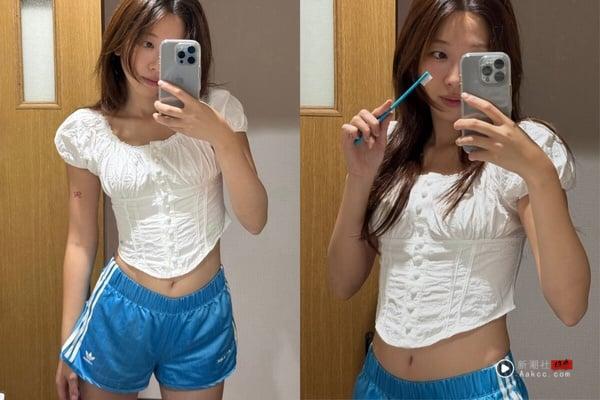 韩国穿搭博主“夏天穿搭”范本！运动混搭、层次感叠穿一次看，清爽百搭又显瘦！ 时尚 图7张