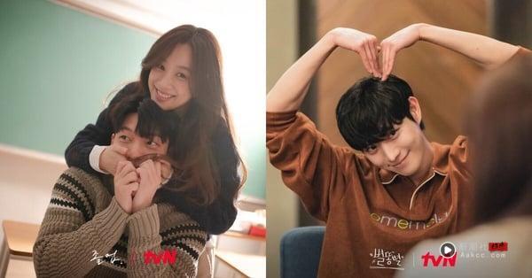 韩剧《毕业》与《流星》的幽默互动瞬间，以谐音梗土味情话为主题，展现幽默又甜蜜的告白方式。