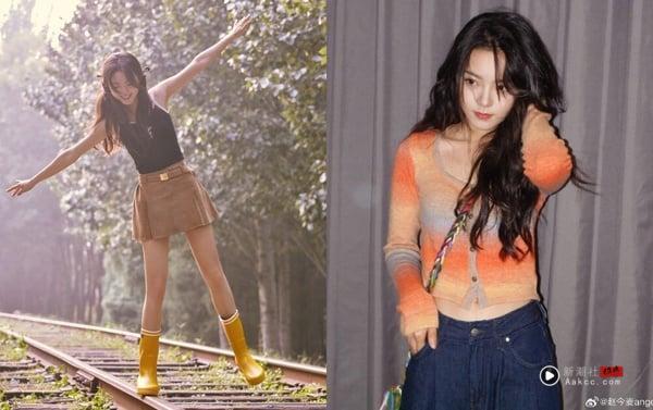 《度华年》赵今麦穿搭技巧：高腰单品调高腰线