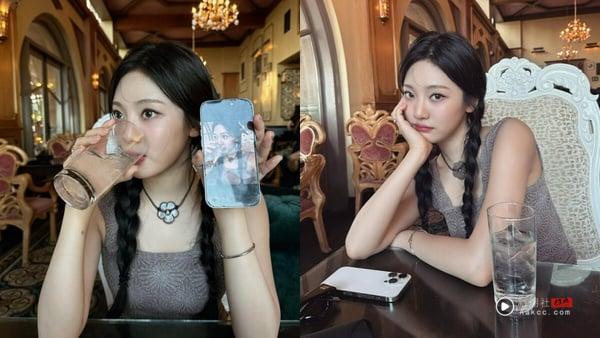 苹果型身材瘦身模板！aespa 宁宁“减肥8招”：222断食瘦出天鹅颈、直角肩 最新 图2张