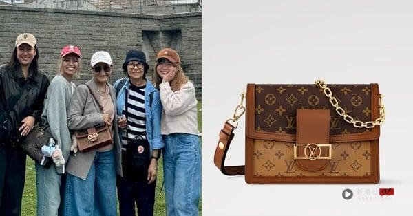 BLACKPINK Lisa妈妈比女儿还懂晒！私下精品行头超狂，拎500万爱马仕、还是Labubu藏家 时尚 图6张