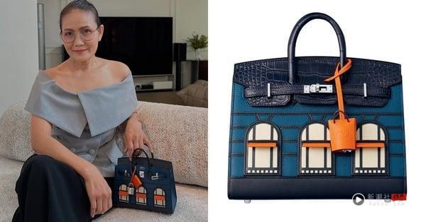 BLACKPINK Lisa妈妈比女儿还懂晒！私下精品行头超狂，拎500万爱马仕、还是Labubu藏家 时尚 图2张