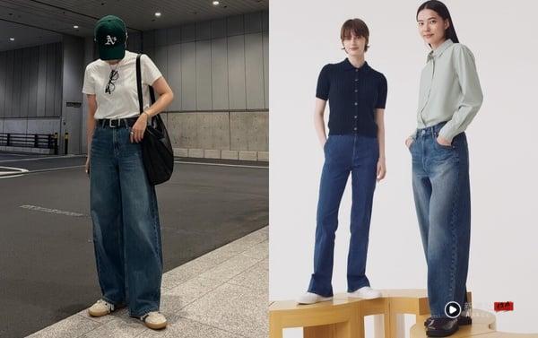 UNIQLO闭眼入“显瘦牛仔裤”整理！日韩这色卖到缺货，157小个子命定“神裤”是它！ 时尚 图1张