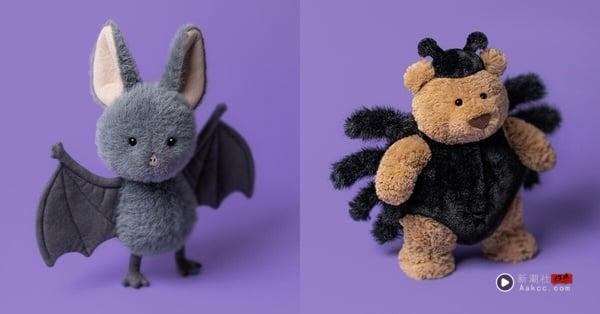 2025 Jellycat 万圣节限定10大人气新角色抢先曝光！蜘蛛装巴赛罗熊、南瓜灯笼等必收 时尚 图1张