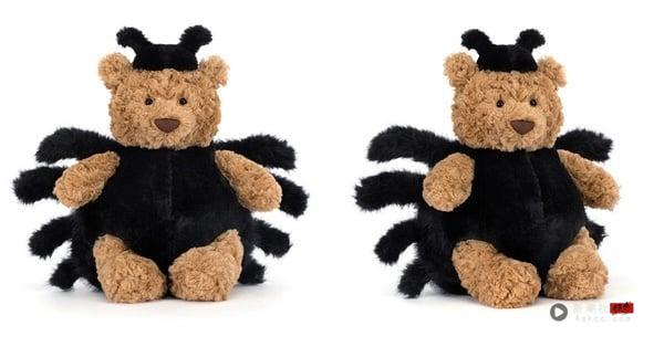 2025 Jellycat 万圣节限定10大人气新角色抢先曝光！蜘蛛装巴赛罗熊、南瓜灯笼等必收 时尚 图2张