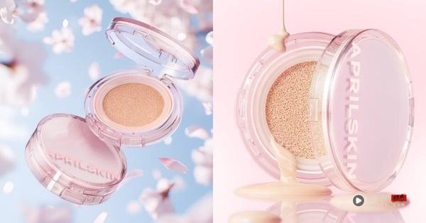 2025韩国Olive Young“气垫粉饼”TOP2：APRIL SKIN HERO CUSHION 气垫粉饼