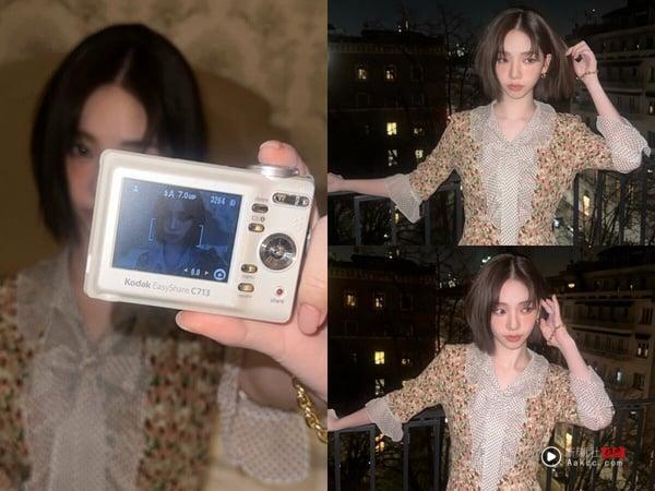 小红书爆红！10款女爱豆爱用CCD推荐：Karina柯达C713复古人像风、金采源富士J30胶片感 最新 图1张