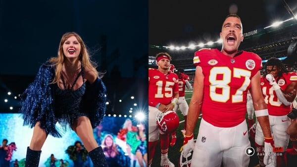 “你的英文老师跟体育老师要结婚了！”Taylor SwiftｘTravis Kelce 爱情故事回顾 娱乐 图3张