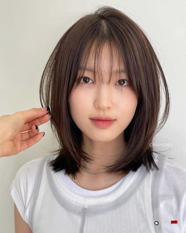 锁骨发范本25款：层次内弯、直发适合脸型解析，不烫也好看！ 最新 图5张