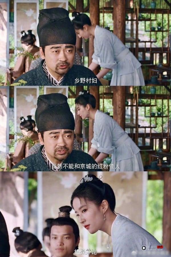 还记得《梦华录》里的乡野村妇刘亦菲吗？刘亦菲在《梦华录》饰演的赵盼儿是钱塘江畔茶铺老板娘，是个姿容秀丽的大美人，然而顾千帆第一次见到盼儿时却有点不以为然，茶客还形容盼儿是“乡野村妇”，无法和京城的美人比。