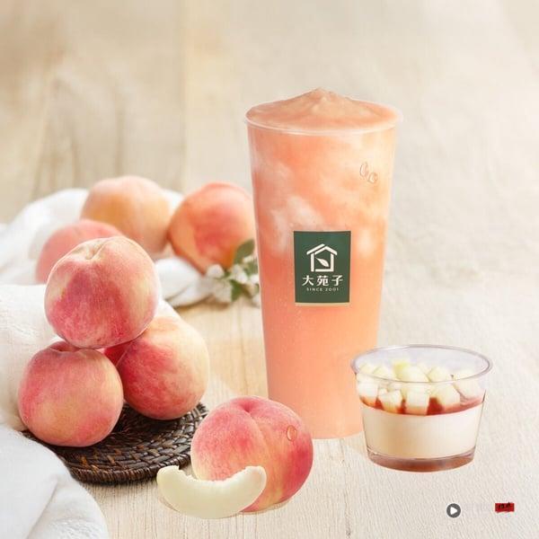 大苑子“手摇新品”：大苑子梦幻新品“梨山水蜜桃雪沙”9/4开卖