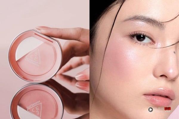 8款韩系高光腮红推荐！腮红色+细致偏光太美，3CE、fwee膨润水光、这款是神仙美色