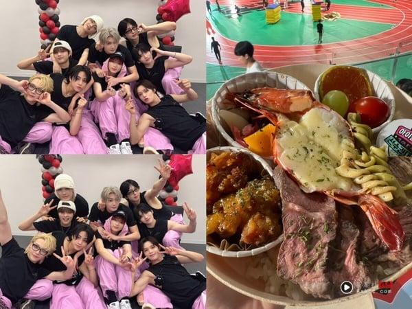 10个Kpop偶像超宠粉“逆应援”：&TEAM《偶运会》为粉丝准备“豪华海陆便当”！ 娱乐 图4张