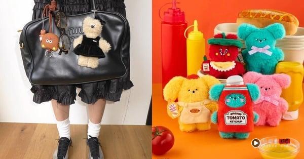 韩国MZ世代最爱“包包吊饰”IP出炉！WASABI BEAR芥末熊、肌肉马东熊爆火 时尚 图1张