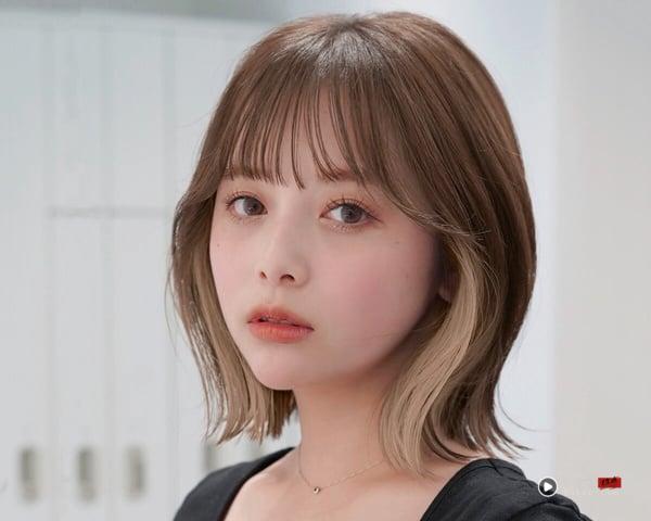 2025“耳圈染”配色+造型范本15款：显气色玫瑰粉、混血感烟熏奶茶必染 最新 图5张