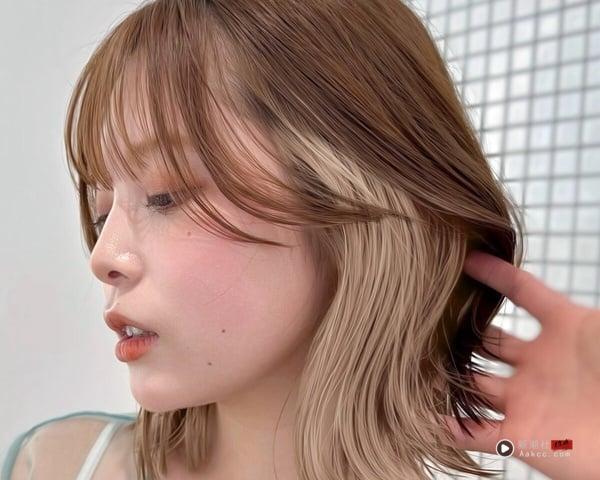 2025“耳圈染”配色+造型范本15款：显气色玫瑰粉、混血感烟熏奶茶必染 最新 图2张