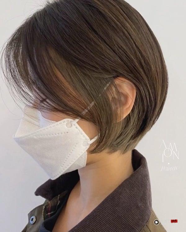 2025“耳圈染”配色+造型范本15款：显气色玫瑰粉、混血感烟熏奶茶必染 最新 图12张