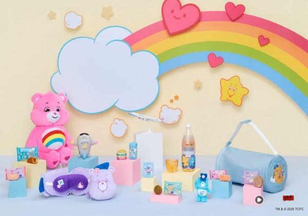 Care Bears粉收！华航X五桐号联名Care Bears登场，必收空服员熊，还有联名甜点＆饮品 最新 图1张