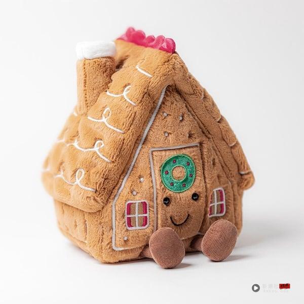 Jellycat又悄悄上架一波2025圣诞限定新品：姜饼屋、花生小麋鹿等10+款都是抢手货！ 时尚 图3张