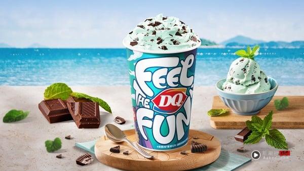 美华人气DQ冰淇淋首店就在台北101