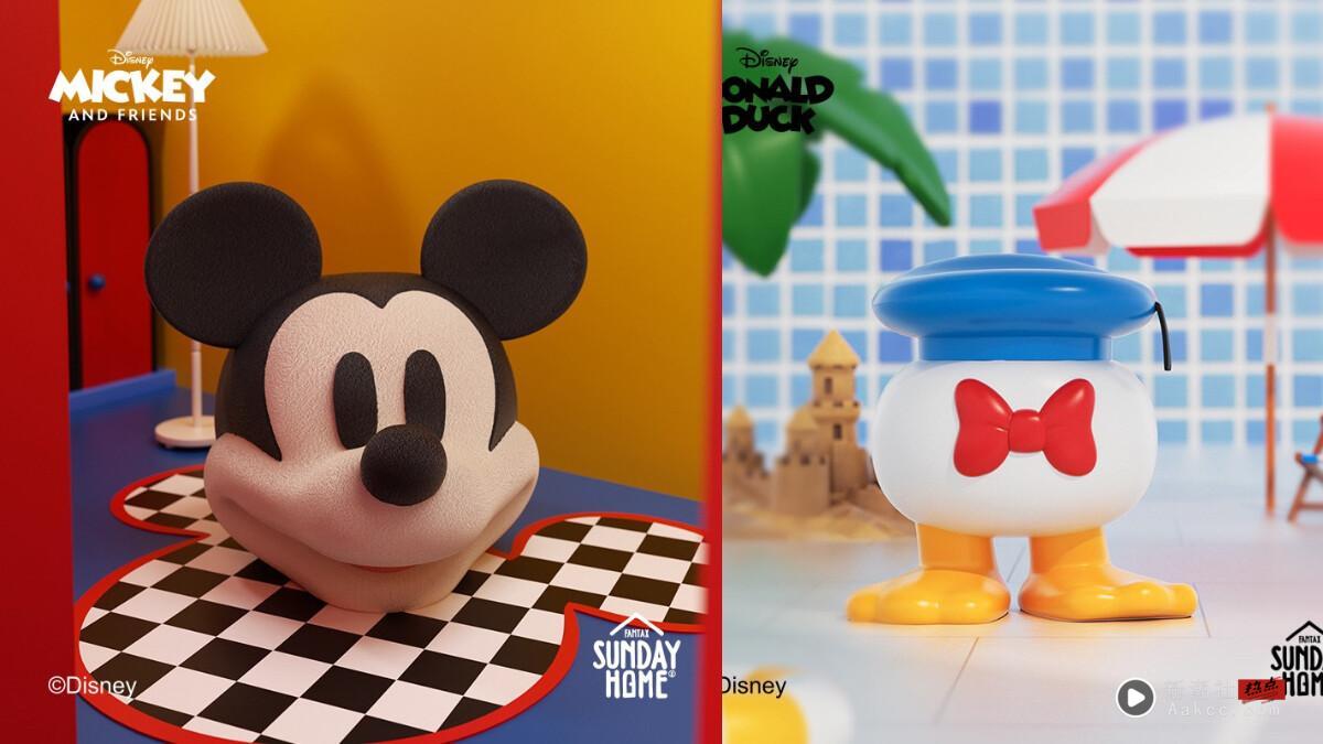 SUNDAY HOME携手迪士尼11/1推迪士尼家居快闪店，米奇大头沙发、唐老鸭屁股矮凳太萌