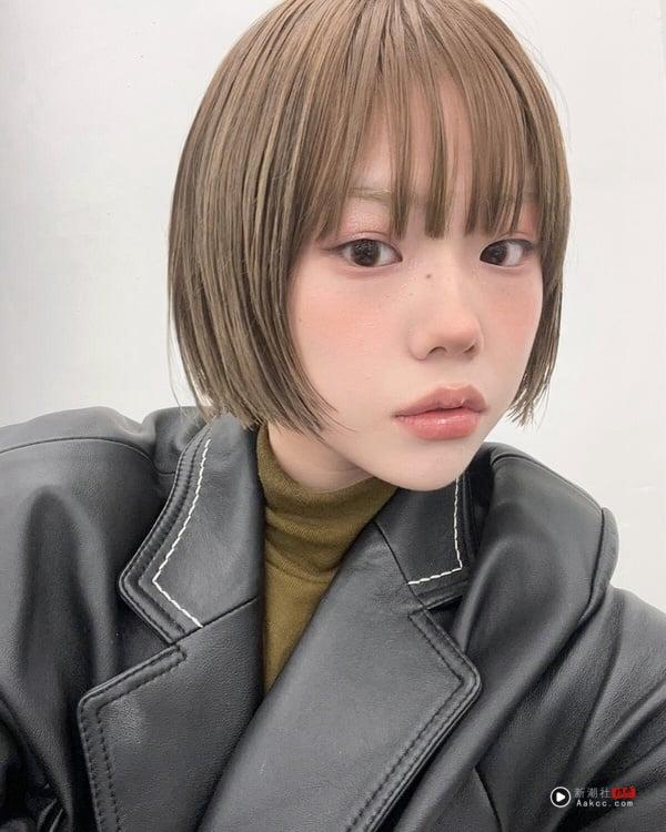 耳上短发女造型1：耳上鲍伯短发