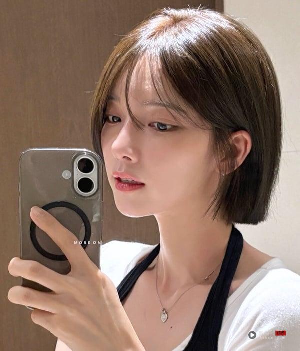 耳上短发女造型5：一刀切极短发