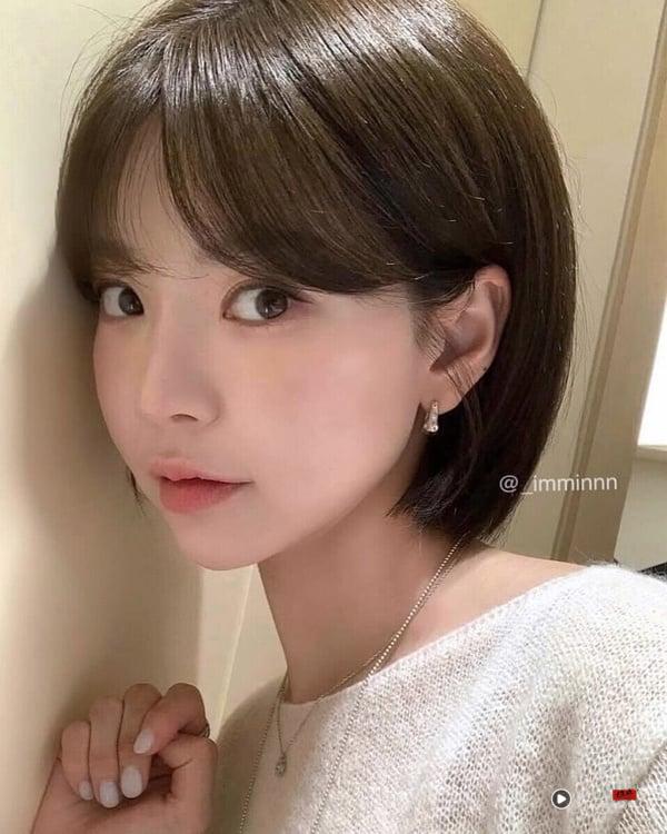 耳上短发女造型13：日系圆弧耳上短发